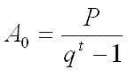 Formula di accumulazione iniziale di periodicità illimitate