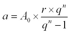 Formula di ammortamento