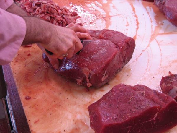 Fese per la preparazione della carne salada trentina