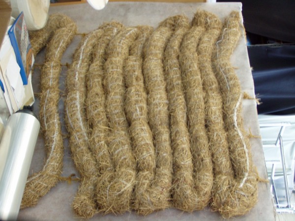 Manicotto di lana per la protezione delle piante