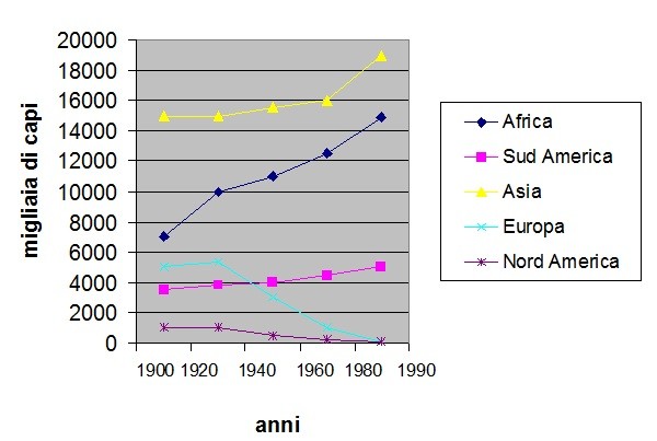 Evoluzione della popolazione asinina