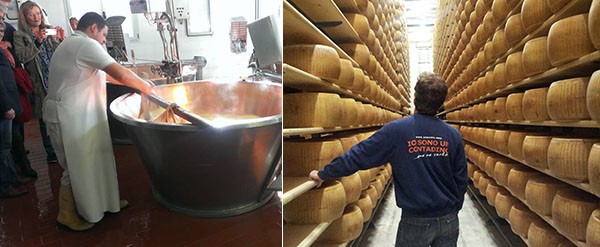 Visita caseificio Parmigiano Reggiano