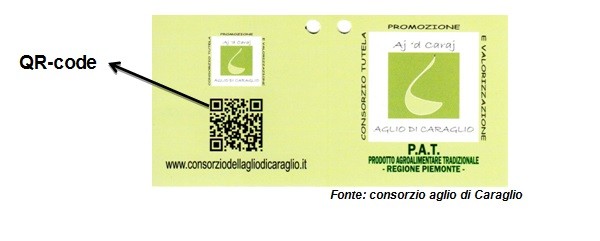 Qr code dell'Aglio di Caraglio