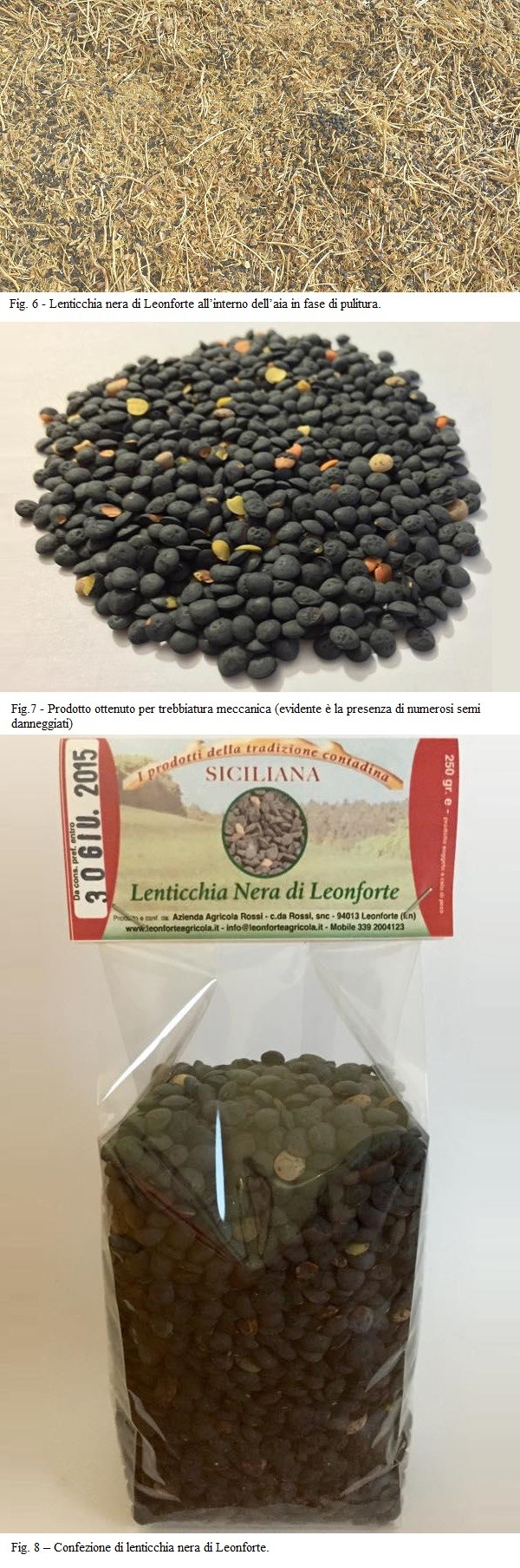 La lenticchia nera di Leonforte