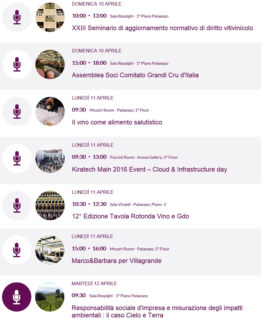 Convegni Vinitaly parte 1