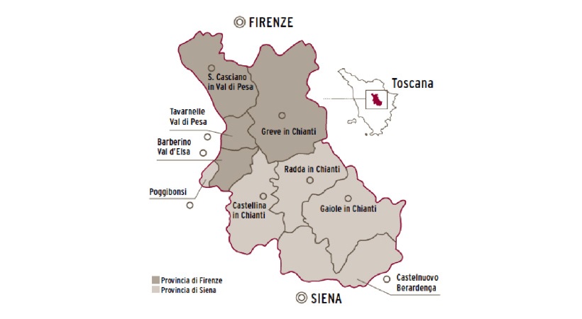 chianti geografico territorio vino