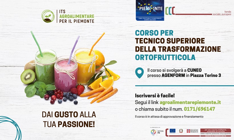 Corso Tecnico Trasformazione Ortofrutta