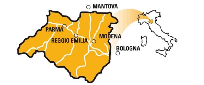 Zona del parmigiano reggiano