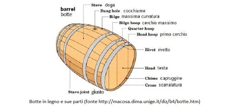 botte vino cantina legno