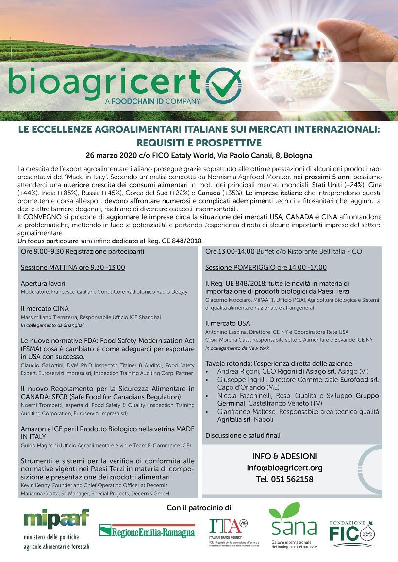 convegno eccellenze agroalimentari