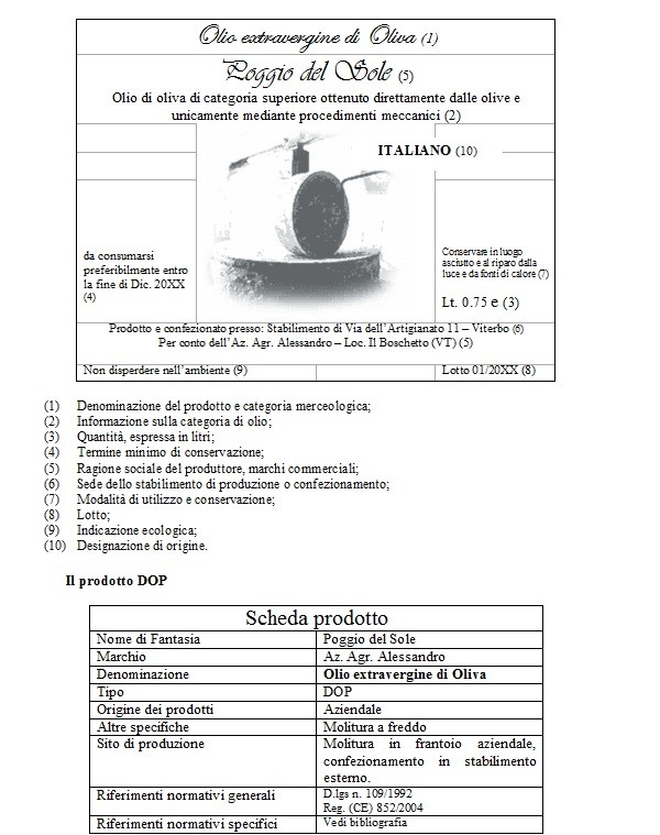 Dal campo all’etichetta: Olio extravergine di oliva