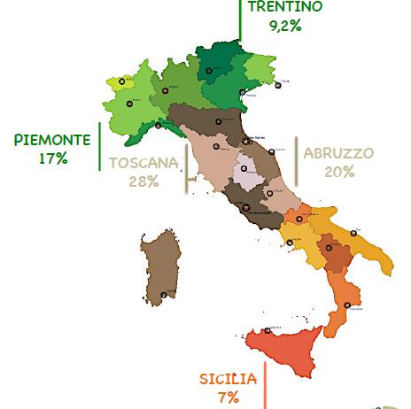 Distribuzione vini vegani in Italia