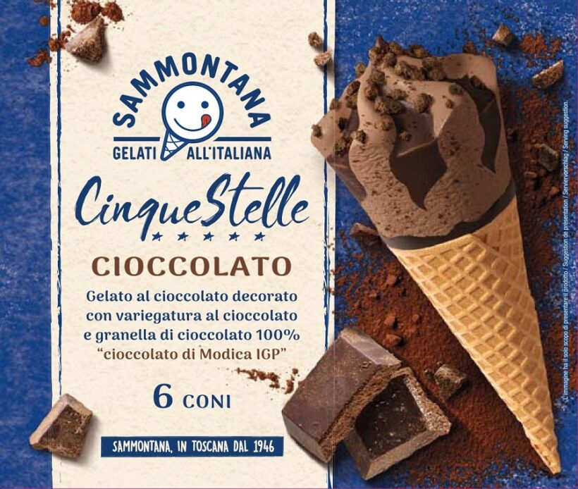 Cornetto Cinque Stelle con Cioccolato di Modica IGP