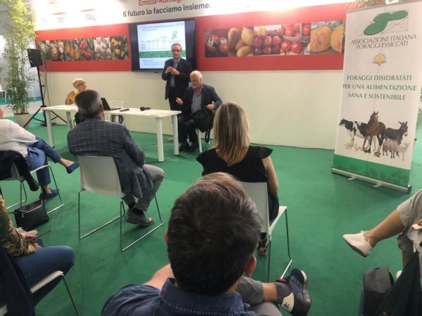 Gianluca Bagnara durante l'evento svoltosi al SANA di Bologna presso lo stand della Regione Emilia Romagna