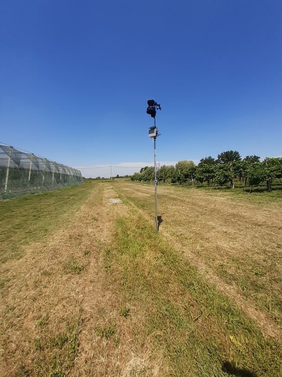 Centralina meteo per raccolta dati