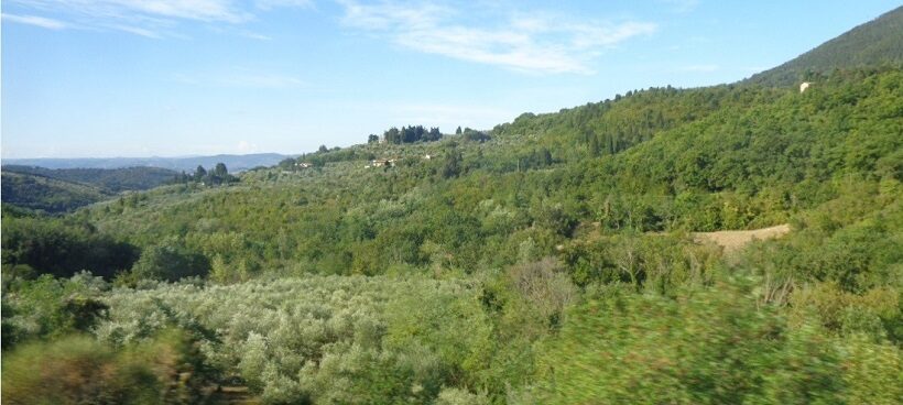 Paesaggio delle colline fiorentine