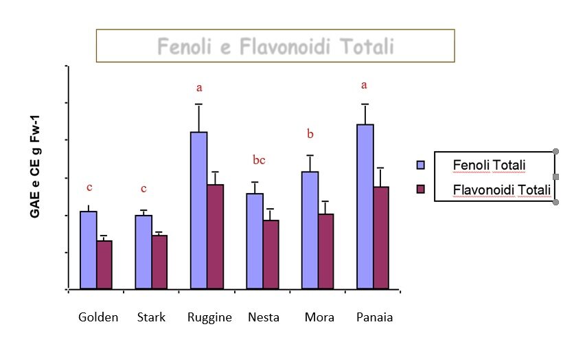 Fenoli e Flavonoidi totali nelle mele