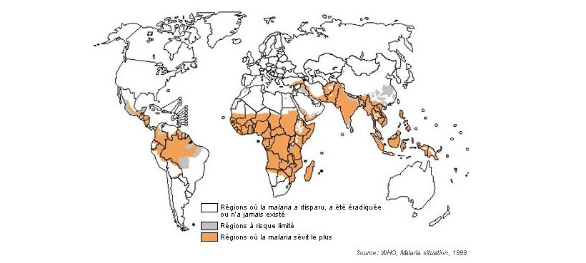 Diffusione della Malaria nel mondo